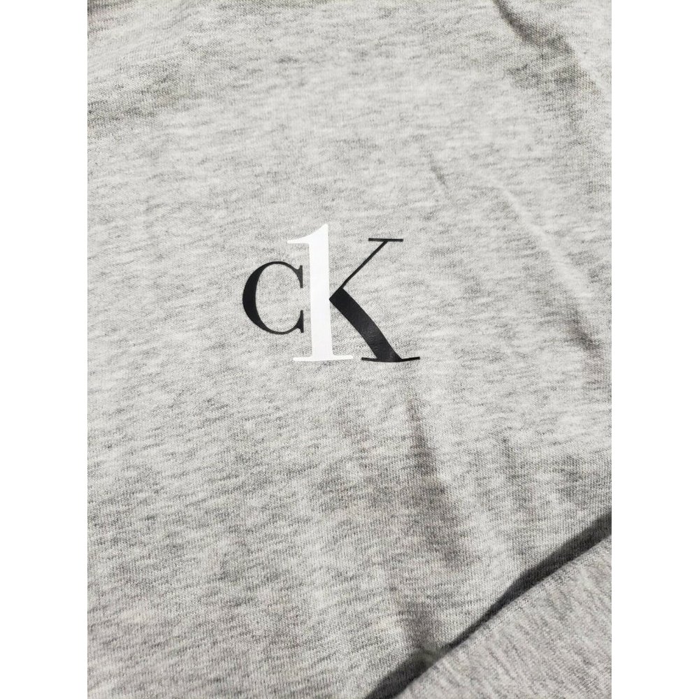 Calvin Klein Womens CK One Logo French Terry Lounge Hoodie Gray Sz M Q56427 $54 - Picture 4 of 5